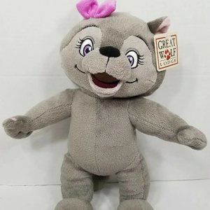 Fiesta Great Wolf Lodge 16" Violet the Wolf Gray Plush Stuffed Animal - NWT